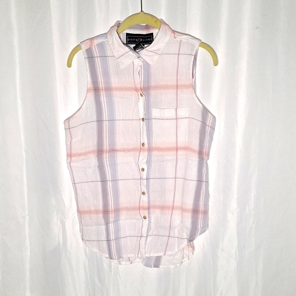 Polly Esther sleeveless blouse